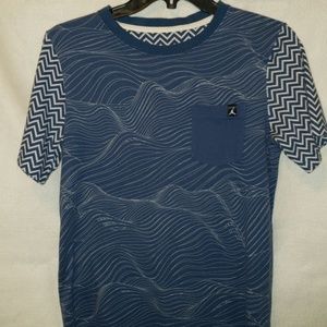 Nike Boys Air Jordan Blue pocket Tshirt